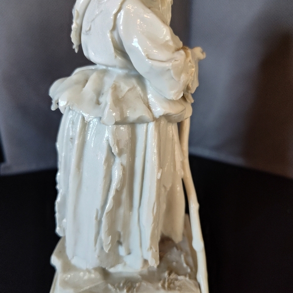 🚨RARE🚨RARE🚨18th-Century Volkstedt "Begger Woman" Blanc De Chine Biscuit MINT - Picture 8 of 13